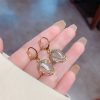Creative Opal Tulip Flower Earrings, Ladies Elegant Earrings